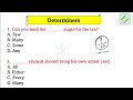 #Determiners set-12, for - All English Learners #englishacademybydeepakkr.