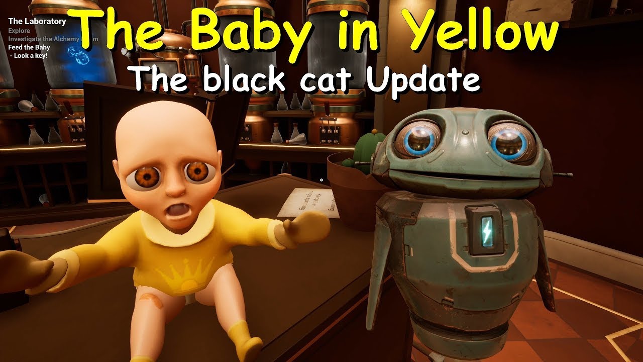 The Baby In Yellow ОБНОВА ЧЕРНАЯ КОШКА(Full Gameplay)/ NO MICRO - YouTube