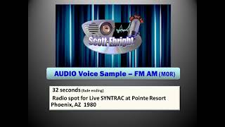 Voice sample Live SYNTRAC Pointe Resort 32 sec spot