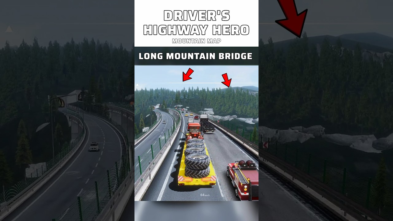 Driver's highway hero mountain map and detailings gameplay first look