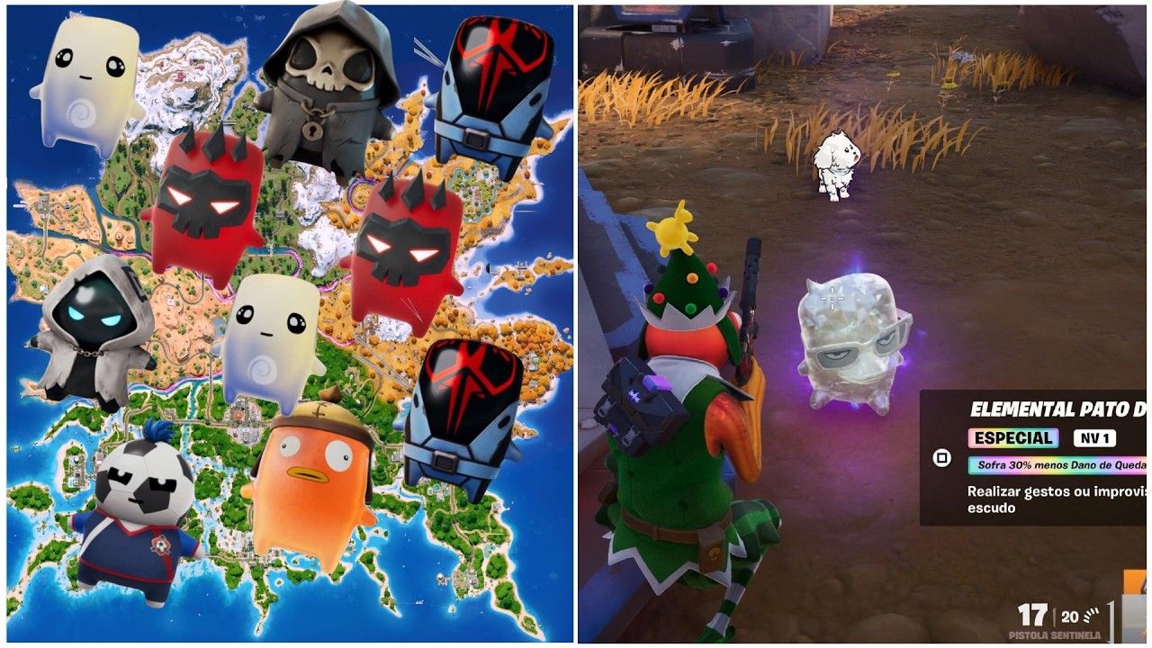 Como CONSEGUIR los NUEVOS *7 ESPÍRITUS/SPRITES* y NUEVAS VARIANTES en FORTNITE (Gem, Holofoil, etc.)