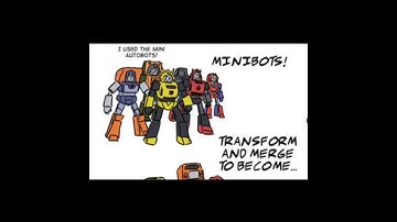 Transformers Comic Dub | Minibot Combiners