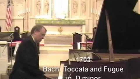 Bach-Busoni Toccata and Fugue in D minor with Subtitles Richard Mathisen