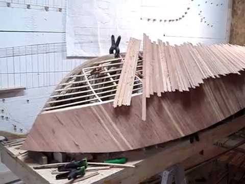 80 Foot Elco 1/8 scale PT Boat (Part 3 Planking and Roll 