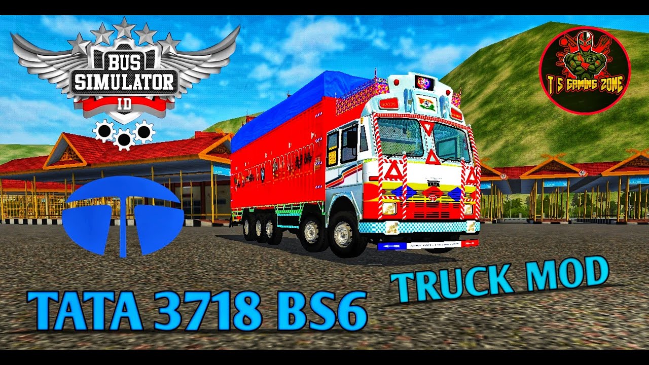 🔴TATA 3718 BS4 Truck Mod For BussidBus Simulator IndonesiaFree Mod