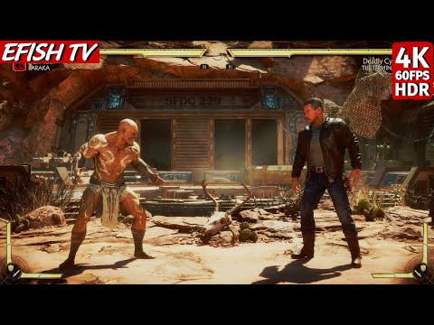 Baraka vs The Terminator (Hardest AI) - Mortal Kombat 11