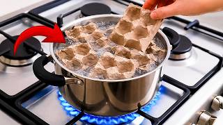 People Throw Away Egg Cartons Every Day! Boil Them and Be Shocked 😱 | Creation Invention