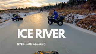 Northern Alberta Frozen River ATV / Quad