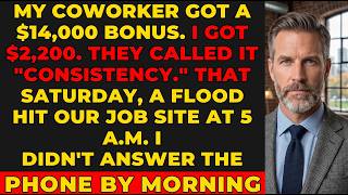 My Coworker Got a $14,000 Bonus—They Gave Me $2,200, So I Let Saturday’s Crisis Expose Everything… News