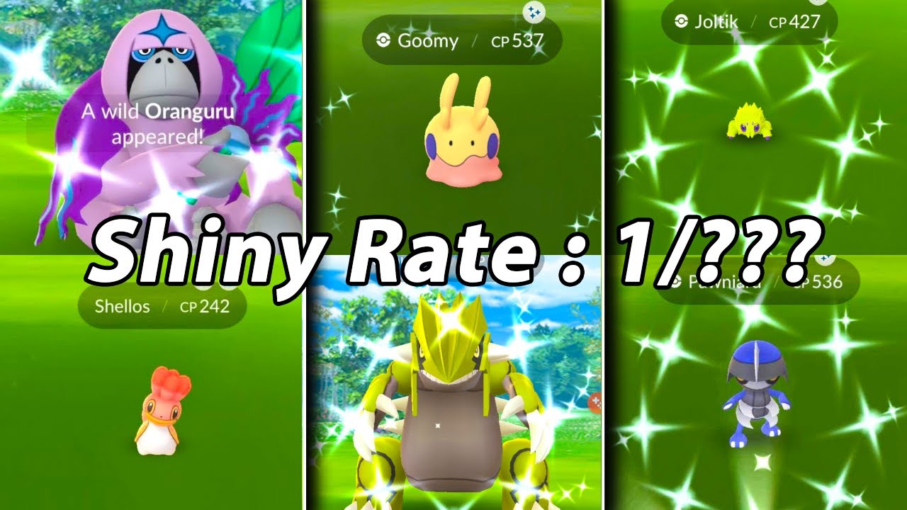 What are the odds of getting a shiny in Pokemon go event?