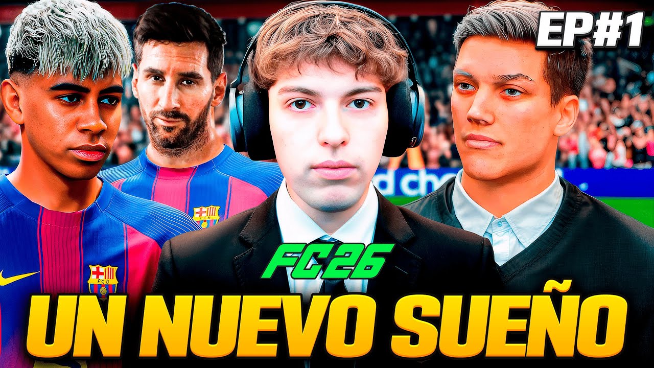 COMENCE UN MODO CARRERA EN EL FC26 CON EL BARCELONA DE ENTRENADOR... EPISODIO 1