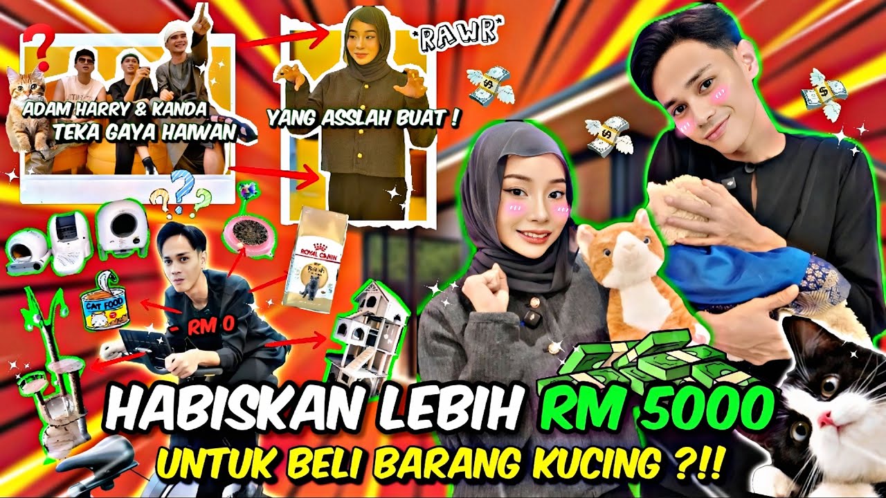 KERJA GILA ASSRY BELI BARANG MAJIKAN SAMPAI CECAH RM5000?! REVEAL MUKA KUCING ASSLAH !! WELCOME HOME