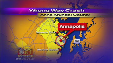 Wrong Way Crash Kills 2 On Route 50 In Annapolis