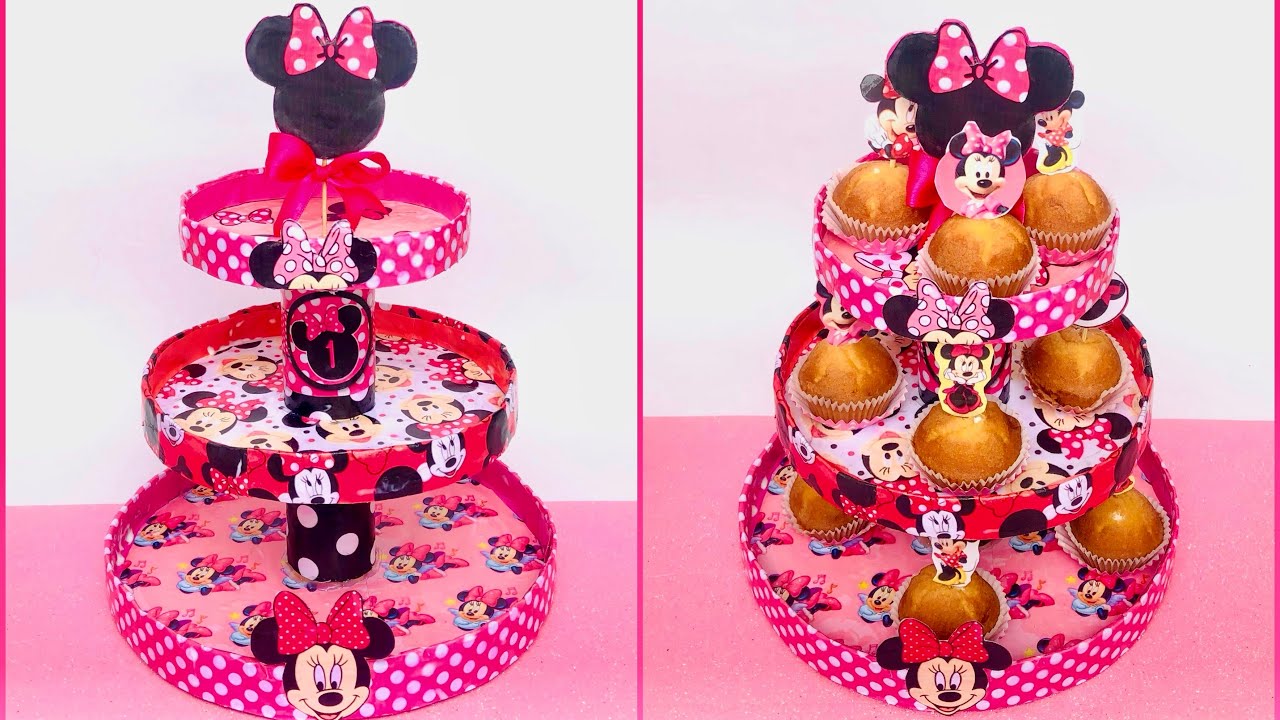 Minnie Mouse Cupcakes Stand