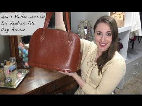 Louis Vuitton Lussac Tote in Epi Leather Luxury Designer Bag