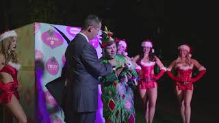 The Flamingo Hotel Piffmas Tree Lighting // Piff The Magic Dragon