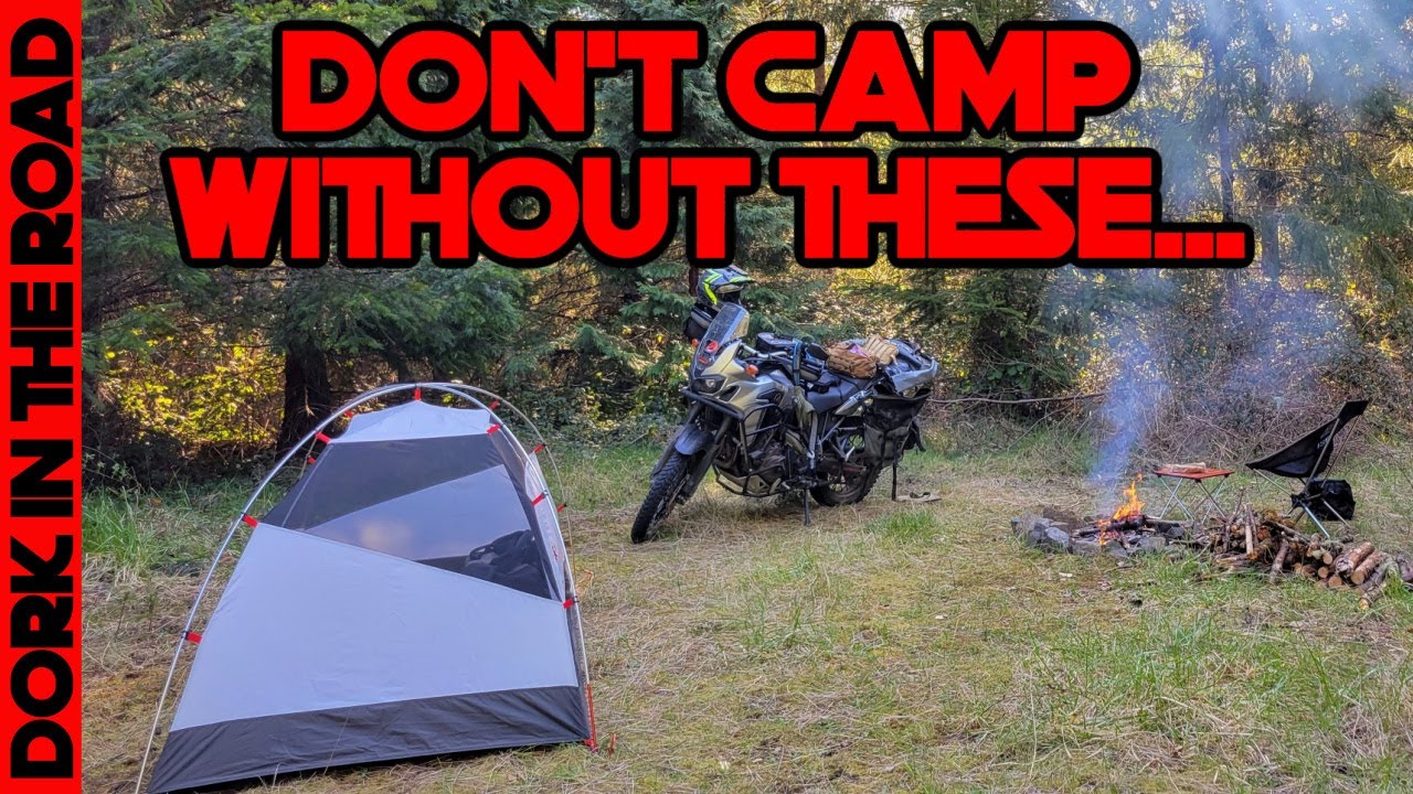 4 Motorcycle Camping Gear Essentials What Moto Camping Gear is "Must