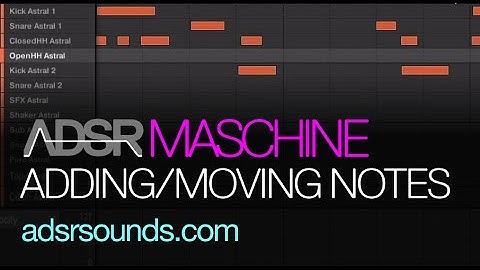 Maschine - Quick Tip #1 - Adding/Moving Notes