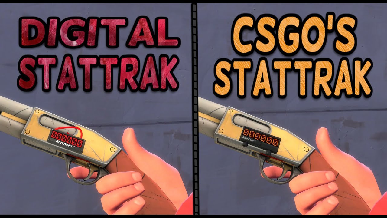 Team Fortress 2 StatClock Skins Digital StatTrack & CSGO's StatTrak