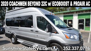 New 2020 Coachmen Beyond (CrossFit) 22C Class B RV w/ EcoBoost & Pro Air AC