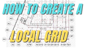 SETTING OUT - LOCAL GRID coordinate system. How to create and work with new local coordinate system.