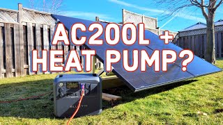 Can The Bluetti AC200L Power A Heat Pump?