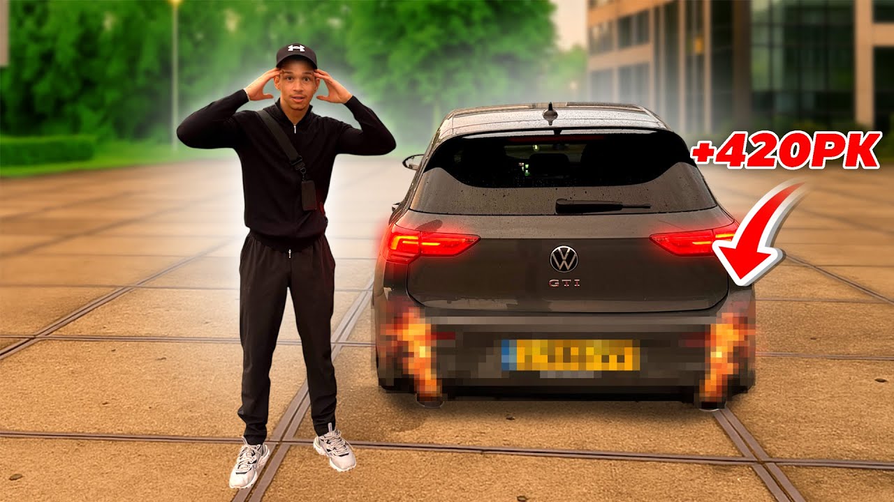 Nieuwe Uitlaat Onder mijn GTI Clubsport 