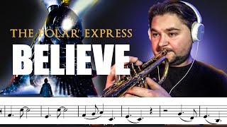 BELIEVE from The Polar Express - Trumpet Sheet Music