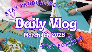 🧵 Darvanalee Designs Studio Daily Craft Vlog | It’s Been a Scaptastic Day! (March 11, 2025) 🎨✨.