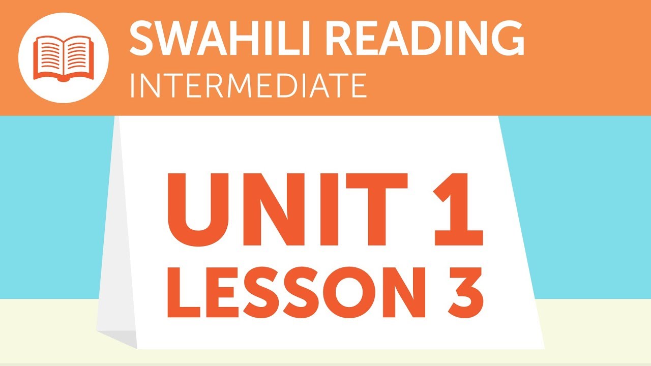 ⁣Intermediate Swahili Reading - Where Can You Buy A Bus Ticket?