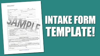 Best Intake Form Template for Mental Health Assessment