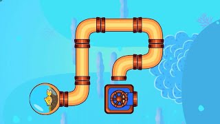 Save the fish game / Pull the pin game play #savethefish #pullthepin #puzzlegame #walkthrough #games