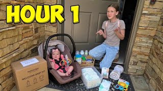 Baby Left At My Doorstep Taking Care Of A Baby For 24 Hours