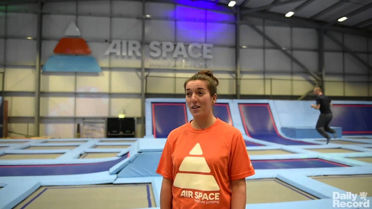 Air Space Brian McIver at Scotland's first trampoline park in East