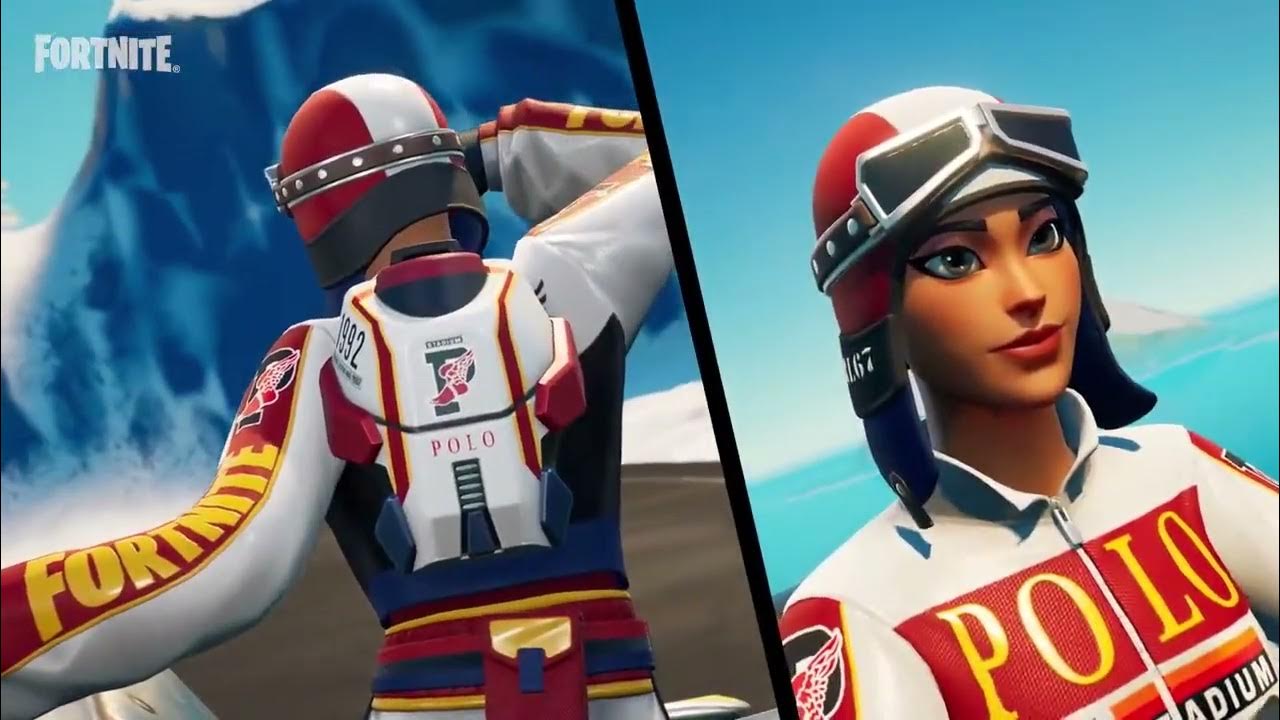 TRAILER SKIN POLO RALPH LAUREN FORTNITE, PRÉSENTATION PACK DE SKIN POLO ...