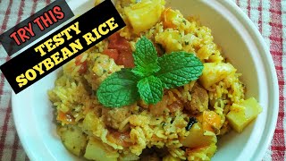 हलवाई की स्टाइल में बनाए वेज बिरयानी खाते रह जाओगे | soyabin rice recipe |