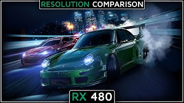 RX 480 | FX-8320 Need for Speed (Resolution Comparison) (1080p60FPS)