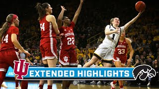 Indiana at Iowa | Extended Highlights | Big Ten Women's Basketball | Jan. 13, 2024