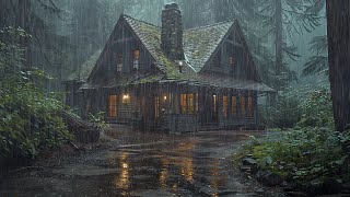 Eliminate Stress And Say Goodbye To Insomnia With Heavy Rain In The Forest | Relaxing Sound