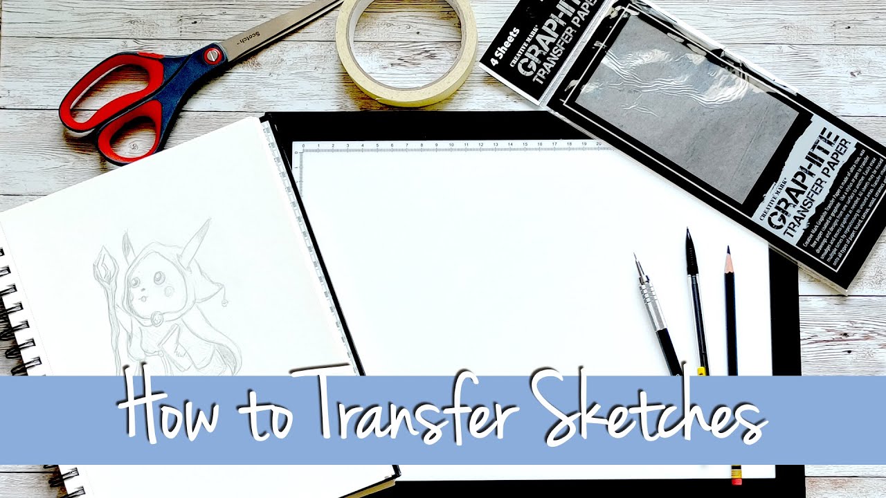 How to Use Tracing Paper: 2 Simple Ways to Transfer a Sketch