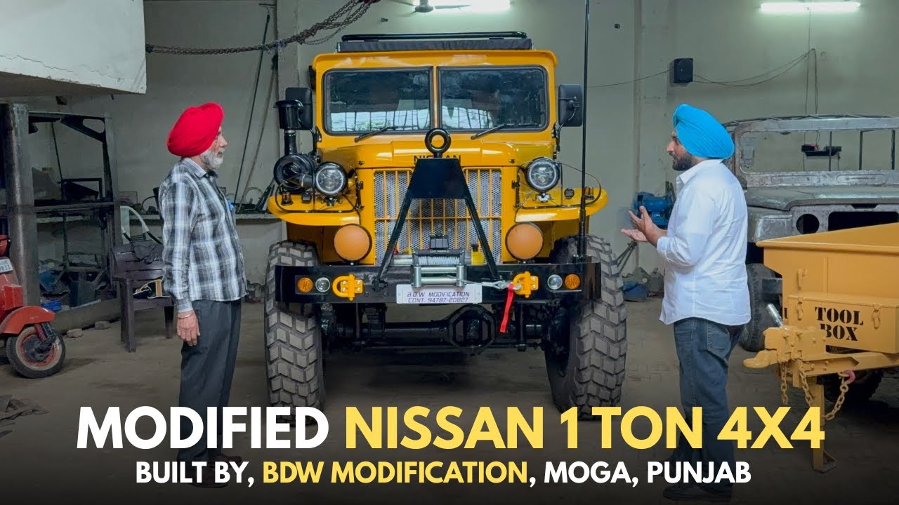 ⁣NISSAN 1 TON 4x4 | BUILT BDW MODIFICATION | MOGA, PUNJAB, INDIA 