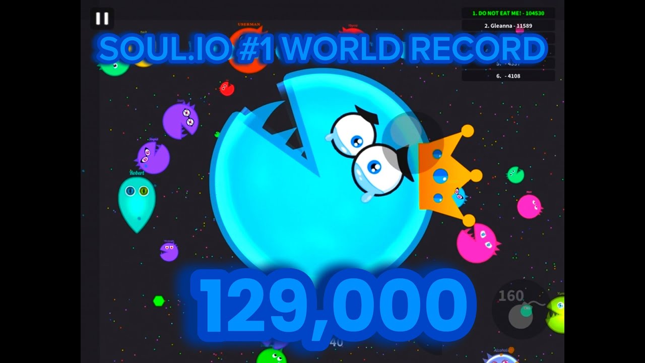 Soul.io Gameplay 4 — Fast Game, 129,000+ Score