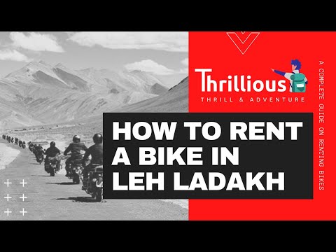 Complete Details to Bike Rent for Ladakh | CHEAP BIKE RENT | Price | Documents |  HINDI - Thrillious