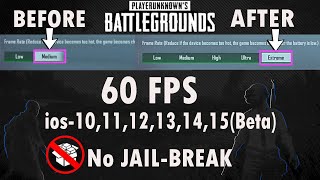 How to unlock 60 FPS in Pubg Mobile ALL Low Variant iOS/APPLE DEVICES-100%Works | 2021 |  #pubg