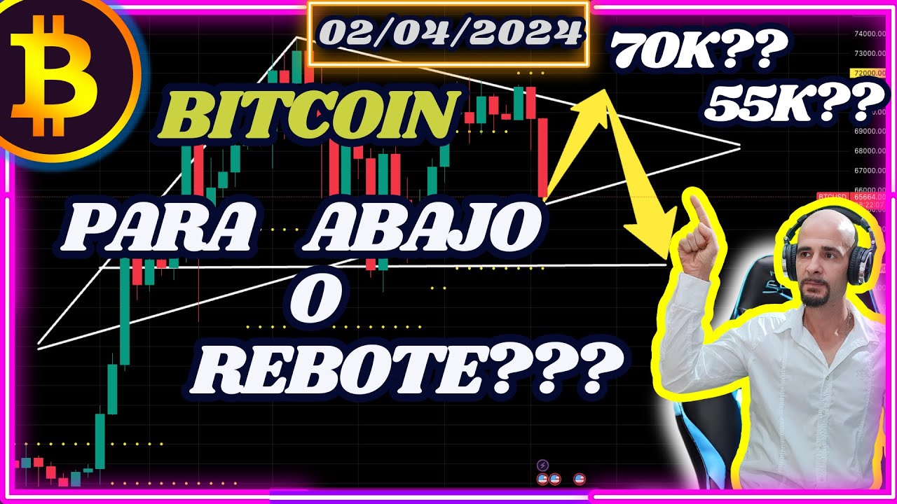 bitcoin al día👆🚨BITCOIN 70k o 55k??🚨👆análisis de bitcoin hoy