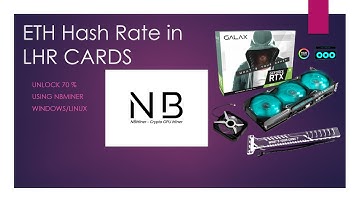UNLOCK LHR  CARD | NBMINER |Ethereum| 3060 TI | 3070 TI |  NBminer LHR Card ETH