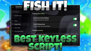[NEW!] Best Keyless Fish It Script/Hack! | KrakenWare | Dupe, Auto Farm & More! Pastebin 2025 🐟