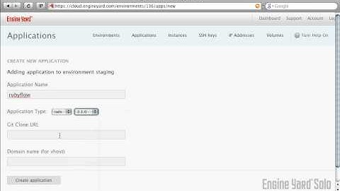 Ruby on Rails - Engine Yard Solo Basics