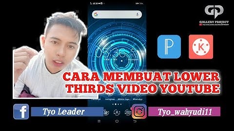 Cara membuat animasi sosial media - lower thirds - youtuber pemula