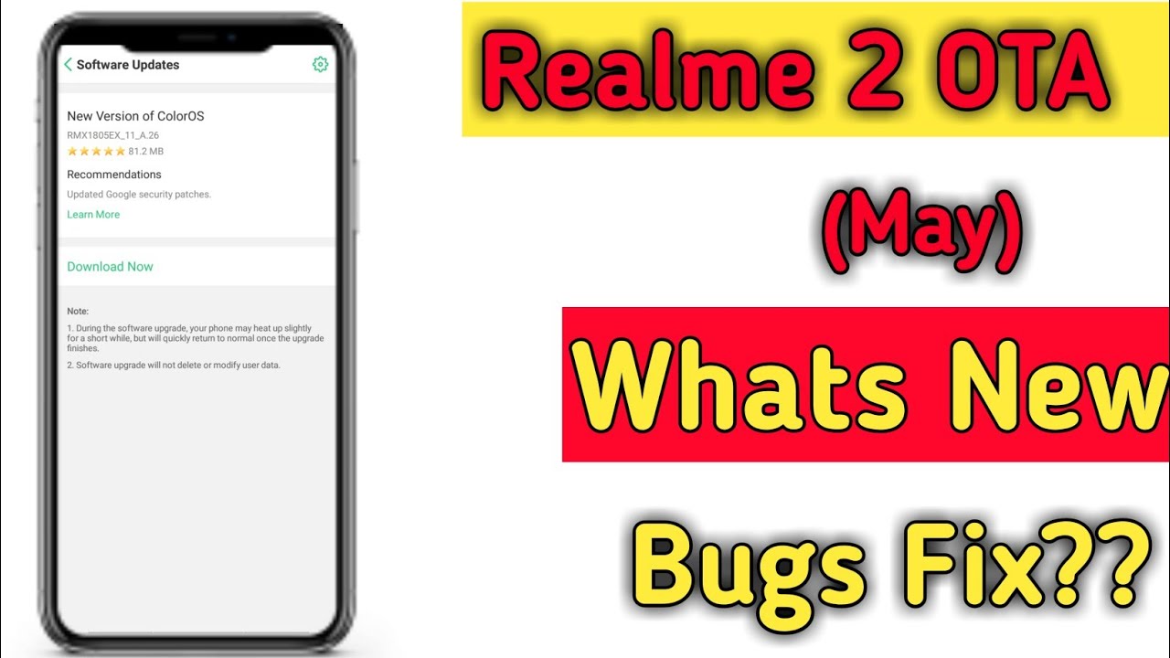 Realme 2 OTA update May | Realme 2 bugs fix?? | All About Tech